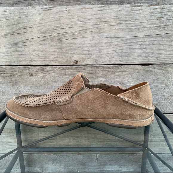 Olukai Moloa Kohana Shoe Mens 13 Convertible Slip On Comfort Suede Perforated - Picture 4 of 16